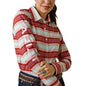 Ariat Ladies Wrinkle Resist Team Kirby Stretch Shirt - Savannah Print