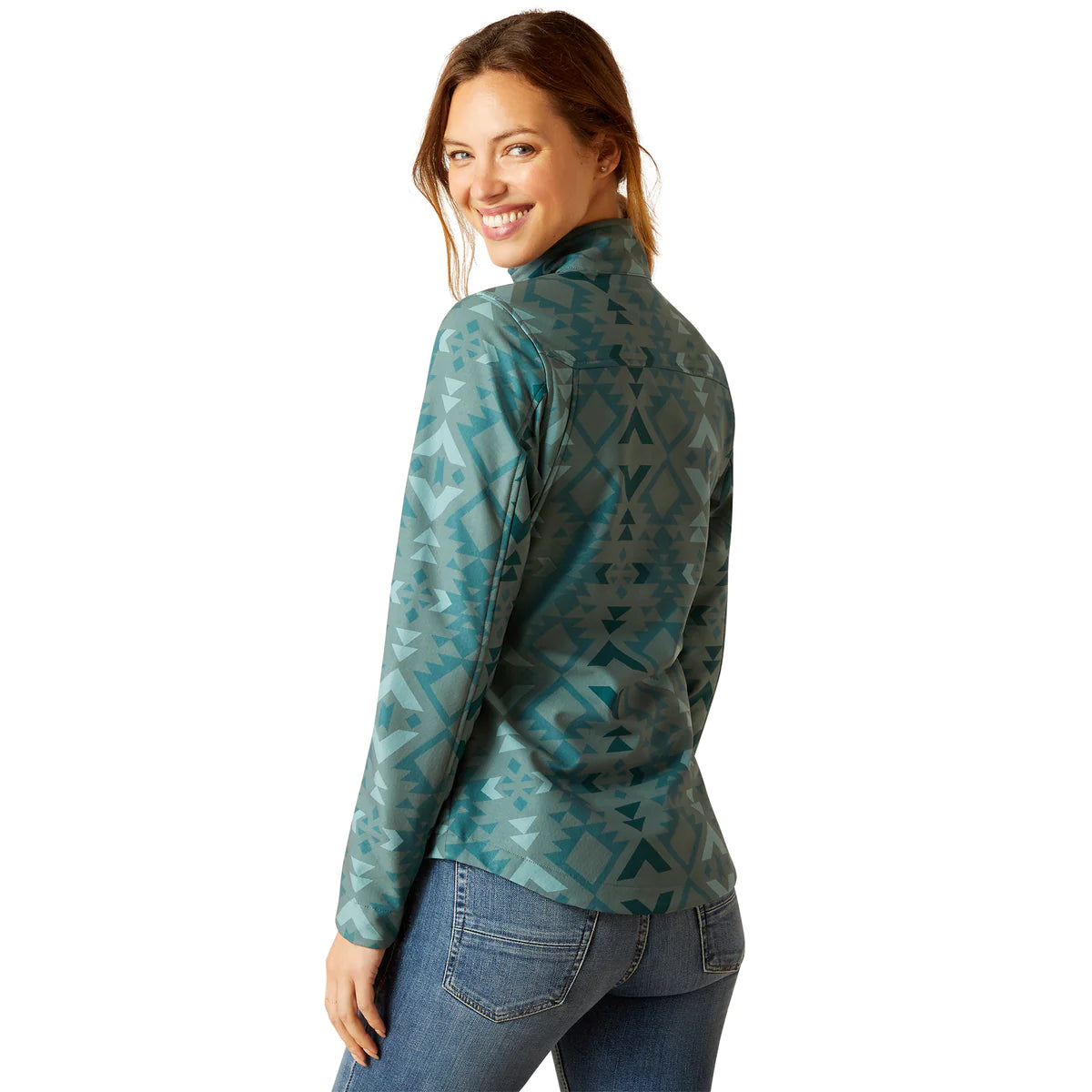 Ariat New Team Softshell Print Water Resistant Jacket