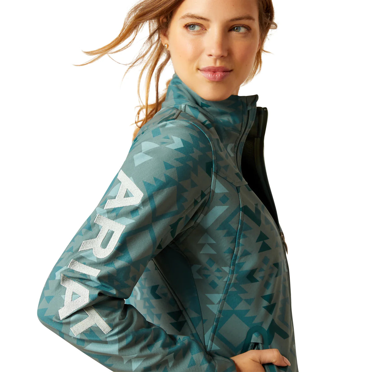 Ariat New Team Softshell Print Water Resistant Jacket