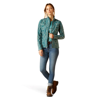 Ariat New Team Softshell Print Water Resistant Jacket