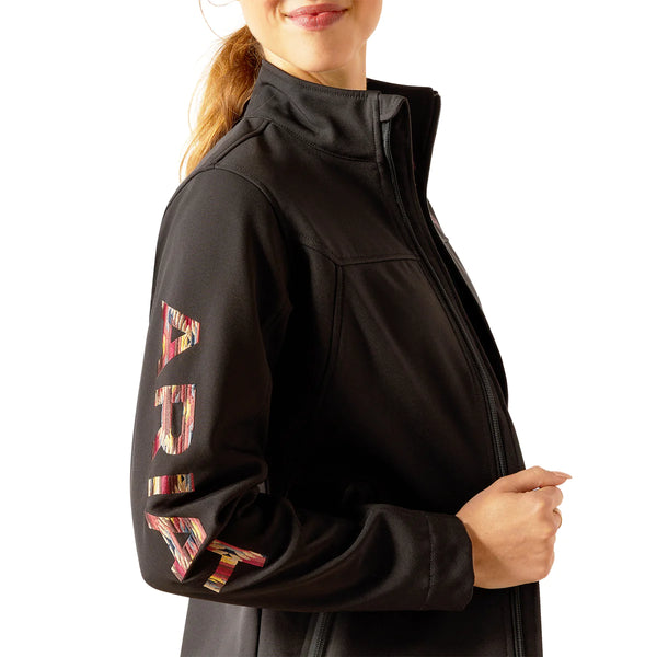 Ariat Ladies New Team Softshell Jacket - Black/Mirage