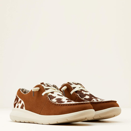 Arait Ladies Hilo Ginger Suede/Cow Hair On