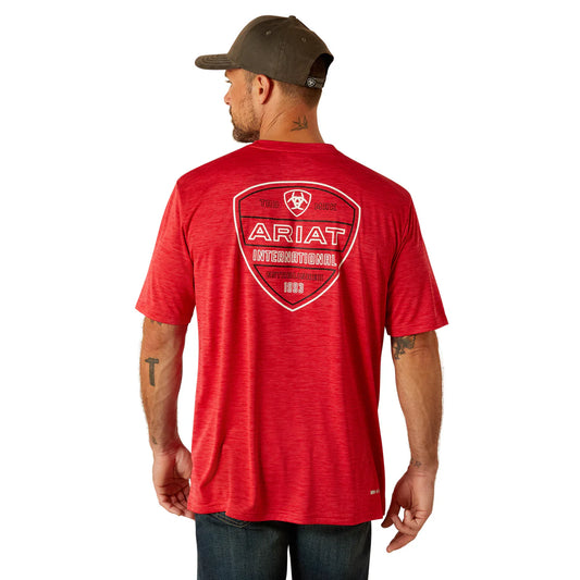 Ariat Charger Crestline T-Shirt - Chilli Pepper