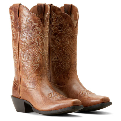 Ariat Ladies Round Up Square Toe - Ready Russet