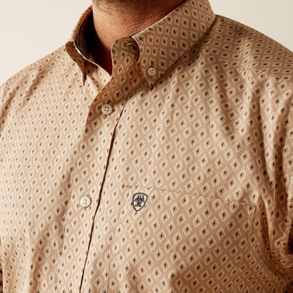 Ariat Wrinkle Free Frazier Classic Fit Shirt - Tan