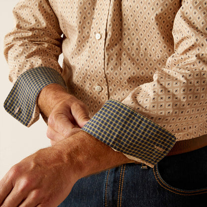 Ariat Wrinkle Free Frazier Classic Fit Shirt - Tan