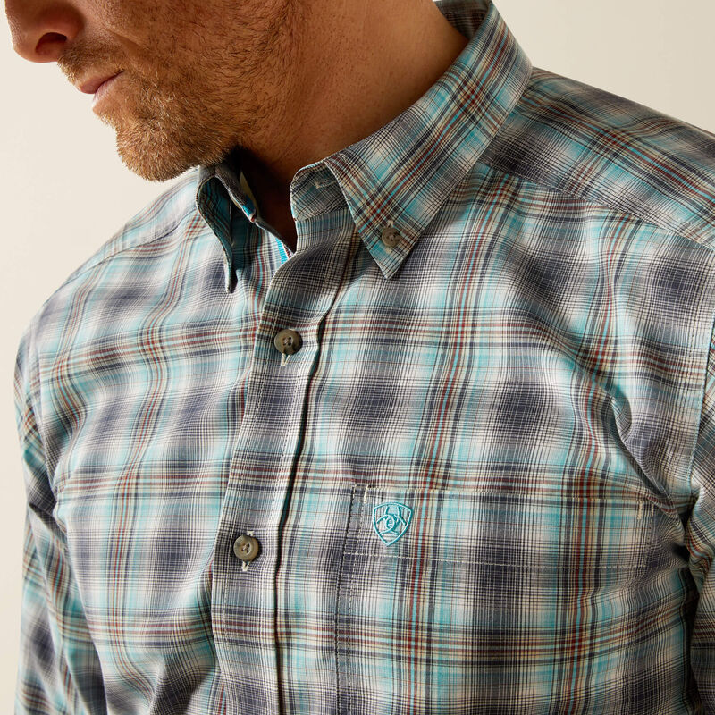 Ariat Pro Series Piers Fitted Shirt - Teal