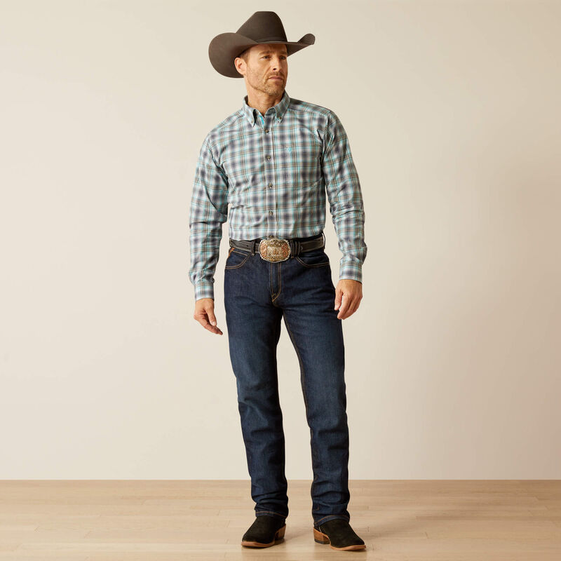 Ariat Pro Series Piers Fitted Shirt - Teal