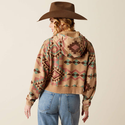 Ariat Sunset Spark Crop Hoodie