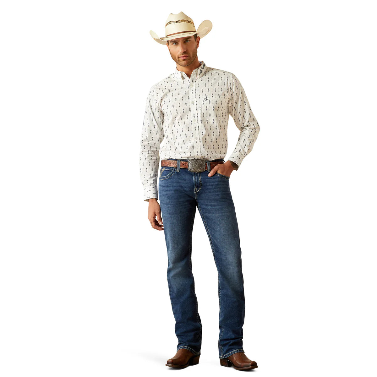 Ariat Men's M7 Slim Straight Wesley Kenny - 34 Leg