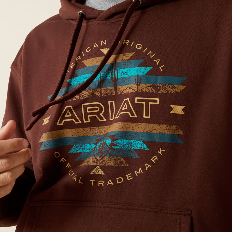 Ariat Men's Carlsbad Canyon Hoodie - Brown