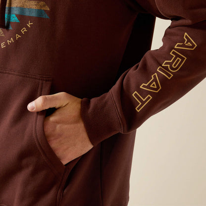 Ariat Men's Carlsbad Canyon Hoodie - Brown
