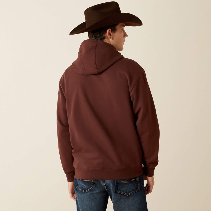 Ariat Men's Carlsbad Canyon Hoodie - Brown