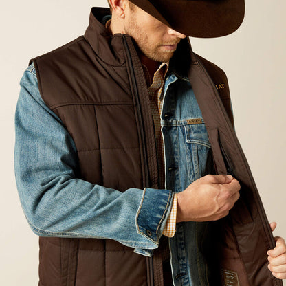 Ariat Men's Crius Insulated Vest - Brown