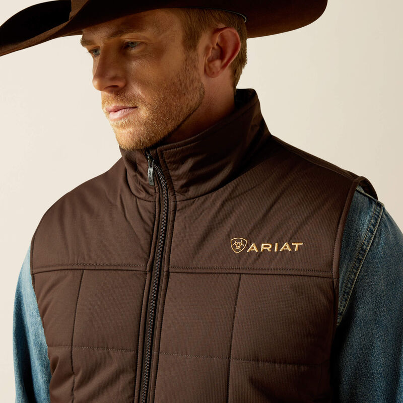 Ariat Men's Crius Insulated Vest - Brown
