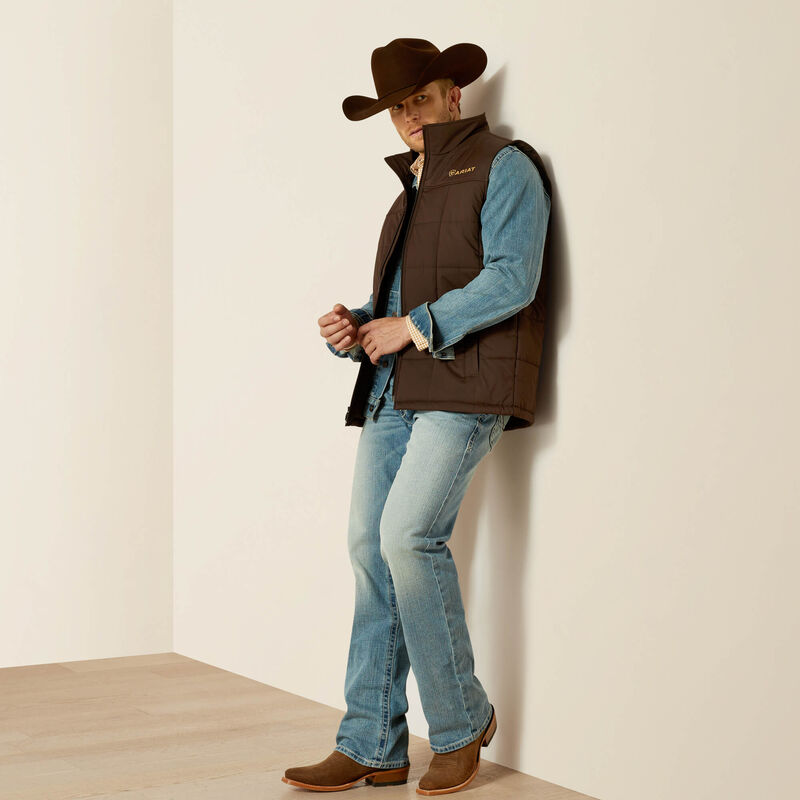 Ariat Men's Crius Insulated Vest - Brown