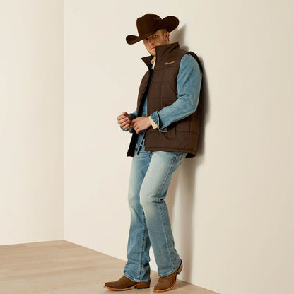 Ariat Men's Crius Insulated Vest - Brown