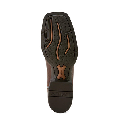 Ariat Women's Round up Filly Western Boot - Oiled Teak / Loyal Blue