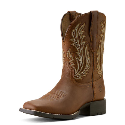 Ariat Women's Round up Filly Western Boot - Sorrel Crunch