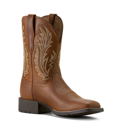 Ariat Women's Round up Filly Western Boot - Sorrel Crunch
