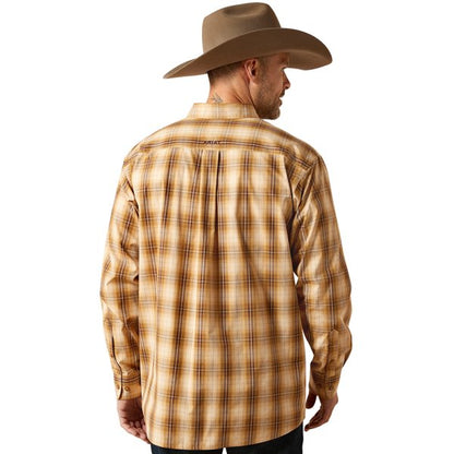 Ariat Men's Pro Series Tiger Long Sleeve Shirt Mustard