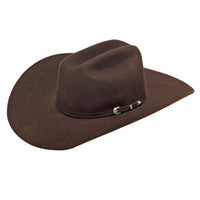 Ariat 3X Wool Hat 4 1/4in Double Chocolate