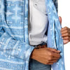 Ariat Women's Logo Softshell Print Jacket Ashleigh Blue Southwest Geo