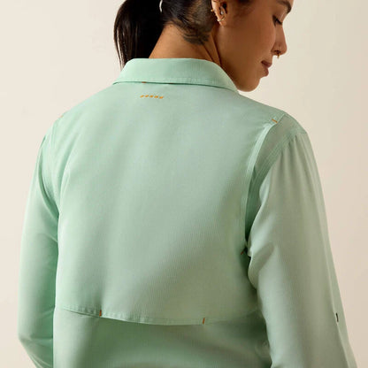 Ariat Women's Rebar Made Tough Venttek Durastretch Long Sleeve Work Shirt Lichen