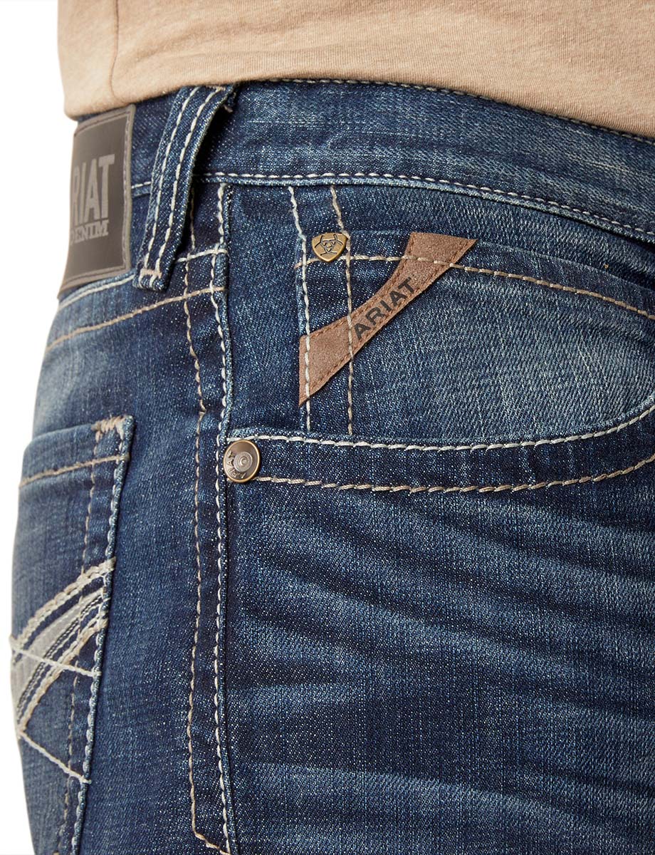 Ariat Men's M4 Handley Bixby Boot Cut Leg Jean 34 Leg