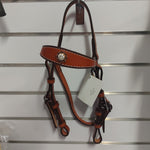 Top Rail Lether Bridle Concho Brow