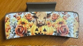 Stylish Western Cowboy Highland cattle Style Hair Clips