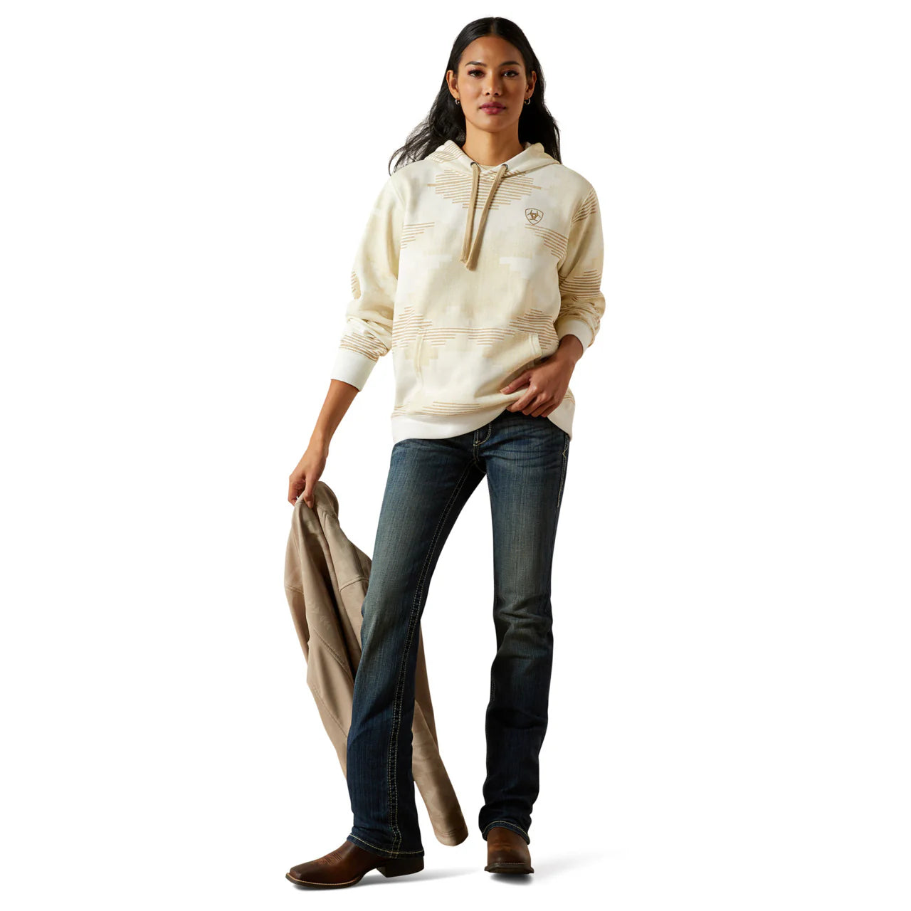 Ariat Ladies Logo 2.0 Printed Hoodie Sedona Print
