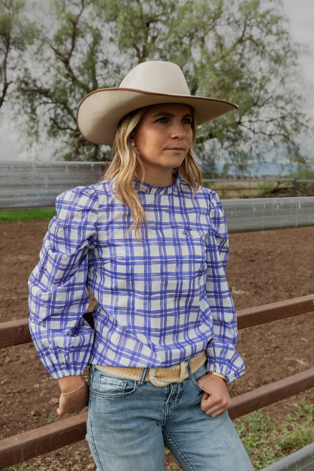 Black Colt Brooke Blue Check