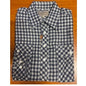 Just Country Cameron Flannel - 1/2 Button - Grey/Navy/White