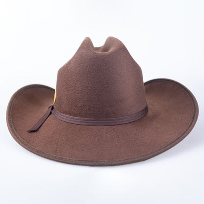 Brigalow Dallas - Felt Covered Deep Brown - Kids Elasticised