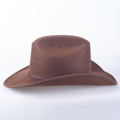 Brigalow Dallas - Felt Covered Deep Brown - Kids Elasticised