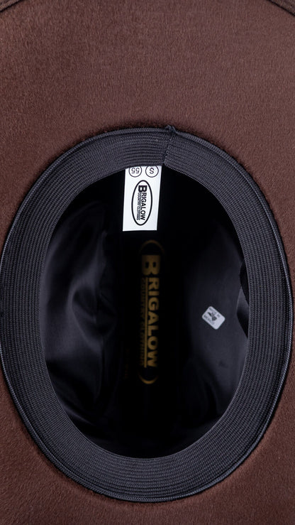 Brigalow Dallas - Felt Covered Deep Brown - Kids Elasticised