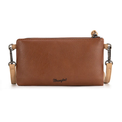 Wrangler Crossbody Wallet Cardholder - Brown