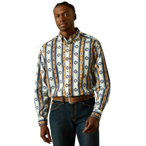 Ariat men's Shilo L/S Shirt - Blue