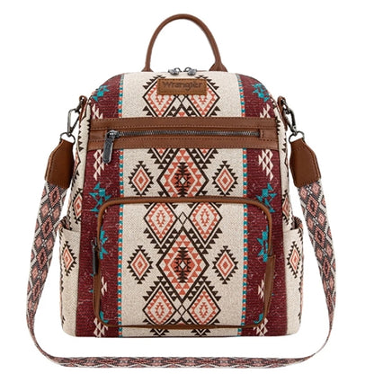 Wrangler Lia Aztec Convertible Backpack - Brown