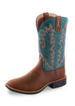 Twisted X 11 Inch Tech X2 Boot - Cinnamon/Turquoise