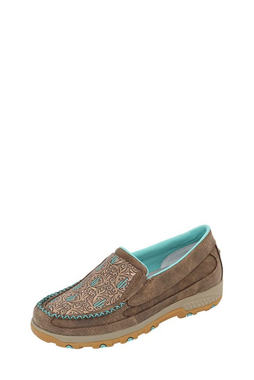 Twisted X Womens Cactus Cellstretch Slipon - Bomber/Printed Tool