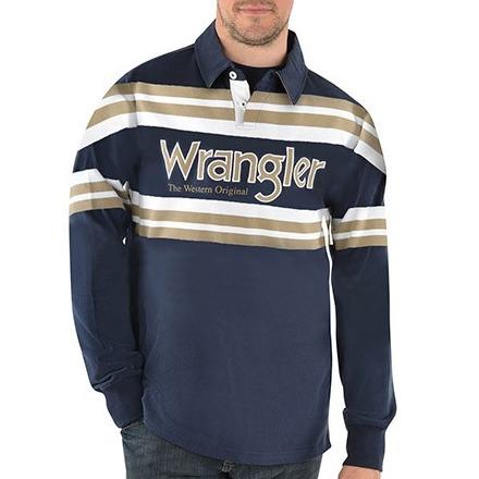 Wrangler Mens Atkinson Stripe Rugby
