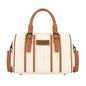 Wrangler Boston Stitch Barrel Bag - Natural Tan