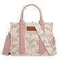 Wrangler Camo Print Crossbody Tote Bag - Light Pink