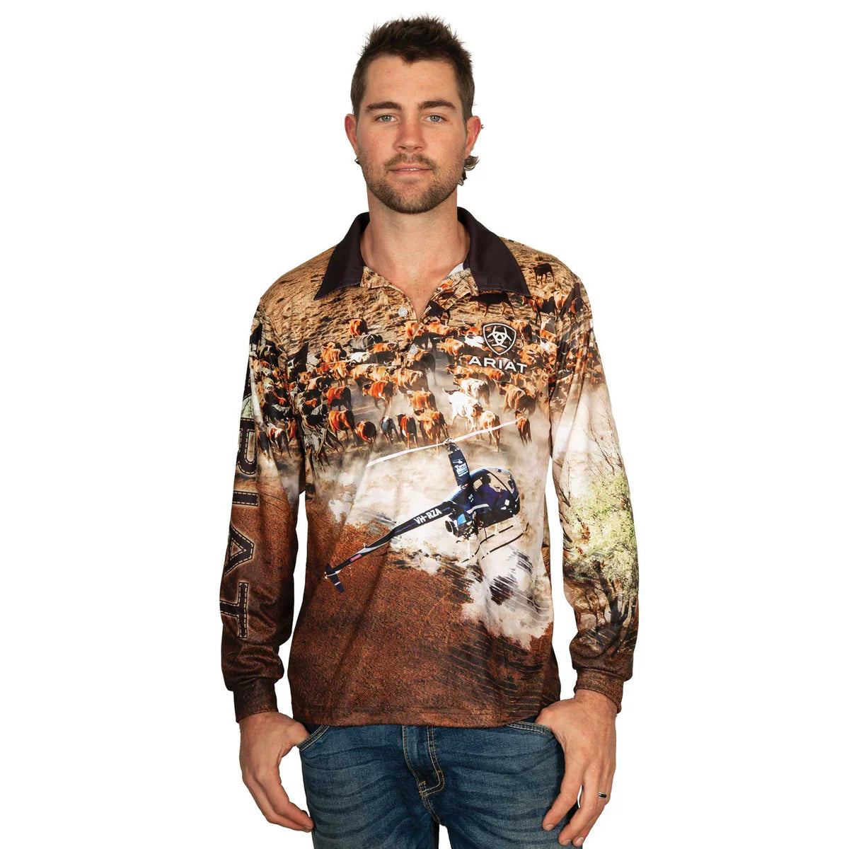 Ariat Uni Fishing Shirt - Helimustering