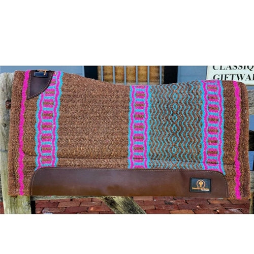 Smooth Like Cactus "BURTON" Contoured Western Show Saddle Pad