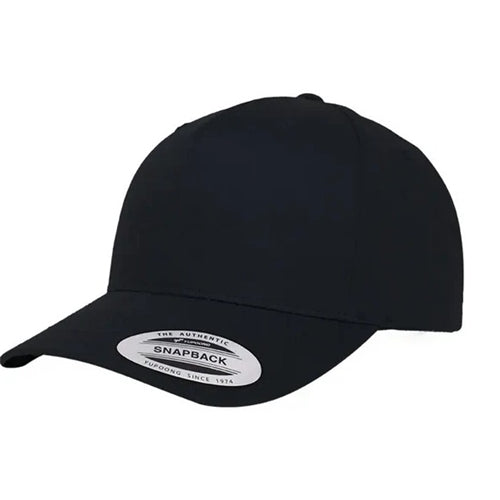Snap Back Classic 5 Panel Black