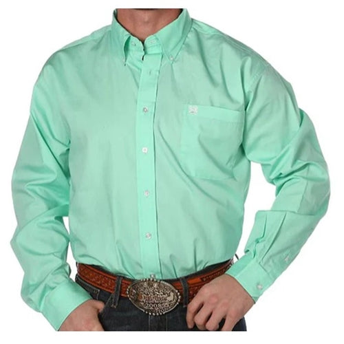 CINCH Classic Fit Mint L/S Shirt