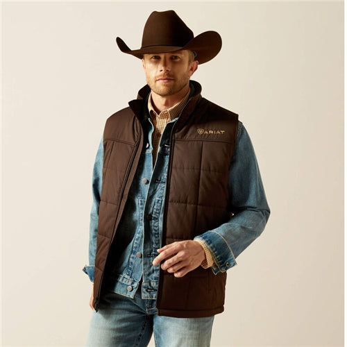 Ariat Men's Crius Insulated Vest - Brown